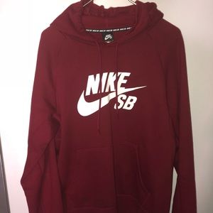 Red NIKE SB Hoodie, Men’s Medium.